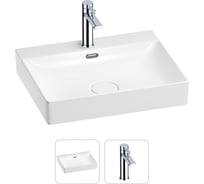 Раковина для ванной Wellsee DeSire в наборе 2 в 1 201000961