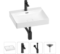 Раковина для ванной Wellsee DeSire в наборе 4 в 1 201003817