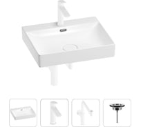 Раковина для ванной Wellsee DeSire в наборе 4 в 1 201003845