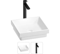 Раковина для ванной Wellsee Doux в наборе 2 в 1 201000632