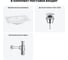 Врезная раковина для ванной, комплект 3 в 1 Lavinia Boho Bathroom Sink 21520436 10