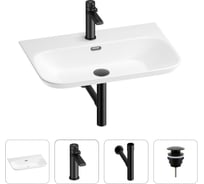 Раковина для ванной Wellsee Eclatant 2.0 в наборе 4 в 1 201003777