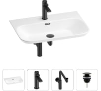 Раковина для ванной Wellsee Eclatant 2.0 в наборе 4 в 1 201003797