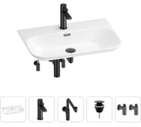 Раковина для ванной Wellsee Eclatant 2.0 в наборе 5 в 1 201005472