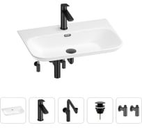 Раковина для ванной Wellsee Eclatant 2.0 в наборе 5 в 1 201005467