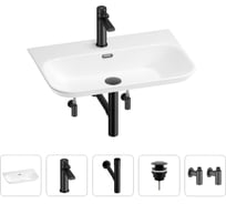 Раковина для ванной Wellsee Eclatant 2.0 в наборе 5 в 1 201005452