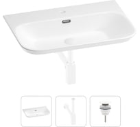Раковина для ванной Wellsee Eclatant 2.0 в наборе 3 в 1 201001760