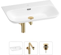 Раковина для ванной Wellsee Eclatant 2.0 в наборе 3 в 1 201001773