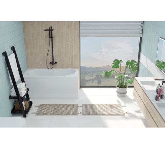 Акриловая ванна 150х70 с каркасом Lavinia Boho Easter Pro в наборе 2 в 1 S1-37060050