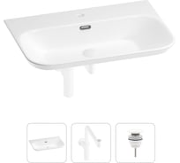 Раковина для ванной Wellsee Eclatant 2.0 в наборе 3 в 1 201001775