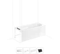 Акриловая ванна 150х75 Lavinia Boho Bristol в наборе 4 в 1 S2-3502005P