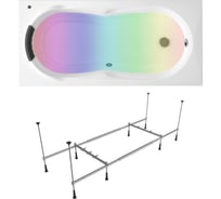 Акриловая ванна 160х70 Lavinia Boho Easter Pro в наборе 4 в 1 S3-3706006P