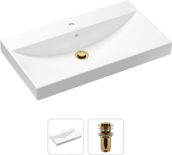 Врезная раковина для ванной, комплект 2 в 1 Lavinia Boho Bathroom Sink 21520902 1