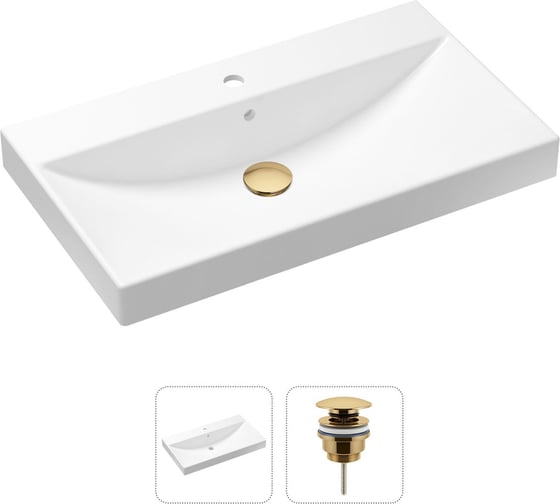 Врезная раковина для ванной, комплект 2 в 1 Lavinia Boho Bathroom Sink 21520903 1