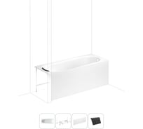 Акриловая ванна 150х70 Lavinia Boho Biore в наборе 4 в 1 S2-3501005P