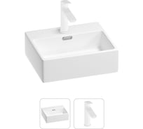 Раковина для ванной Wellsee Graceful Pro в наборе 2 в 1 201000770