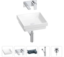 Раковина для ванной Wellsee Doux в наборе 4 в 1 201002246