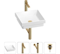 Раковина для ванной Wellsee Doux в наборе 4 в 1 201002223