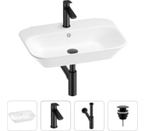 Раковина для ванной Wellsee Eclatant в наборе 4 в 1 201003732