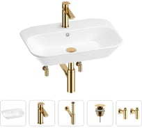 Раковина для ванной Wellsee Eclatant в наборе 5 в 1 201005408