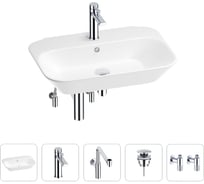 Раковина для ванной Wellsee Eclatant в наборе 5 в 1 201005421