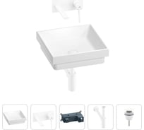 Раковина для ванной Wellsee Doux в наборе 4 в 1 201002195