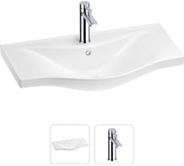 Раковина для ванной, в наборе 2 в 1 Wellsee Bisou 201000921