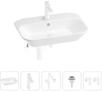 Раковина для ванной Wellsee Eclatant в наборе 5 в 1 201005425
