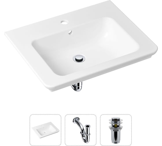 Врезная раковина для ванной, комплект 3 в 1 Lavinia Boho Bathroom Sink 21520379 1