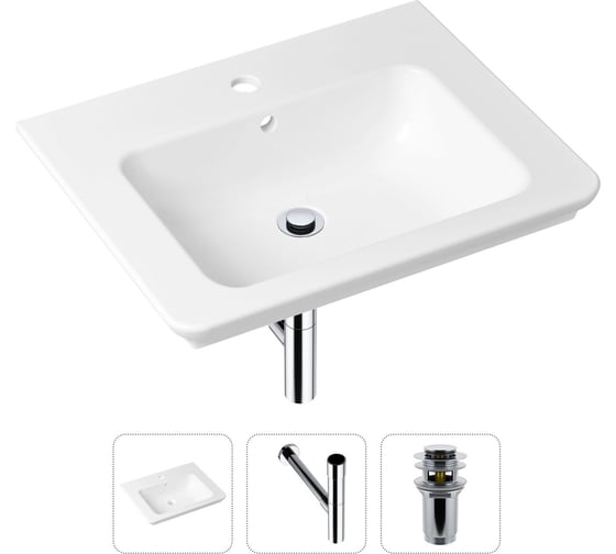 Врезная раковина для ванной, комплект 3 в 1 Lavinia Boho Bathroom Sink 21520403 1