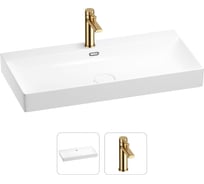 Раковина для ванной Wellsee Bromance в наборе 2 в 1 201000973