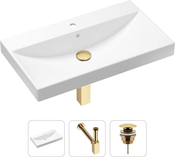 Врезная раковина для ванной, комплект 3 в 1 Lavinia Boho Bathroom Sink 21520615 1