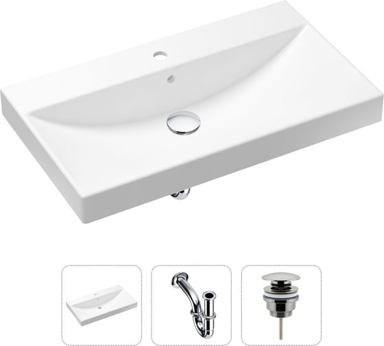 Врезная раковина для ванной, комплект 3 в 1 Lavinia Boho Bathroom Sink 21520597 1