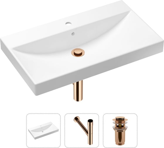 Врезная раковина для ванной, комплект 3 в 1 Lavinia Boho Bathroom Sink 21520626 1