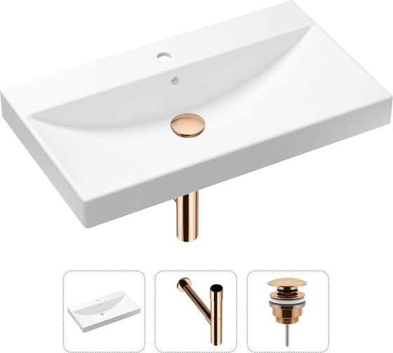 Врезная раковина для ванной, комплект 3 в 1 Lavinia Boho Bathroom Sink 21520627 1