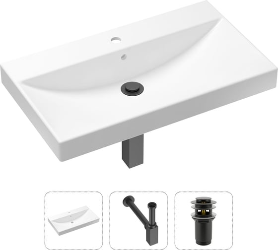 Врезная раковина для ванной, комплект 3 в 1 Lavinia Boho Bathroom Sink 21520612 1