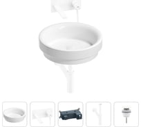 Раковина для ванной Wellsee Doux в наборе 4 в 1 201002355