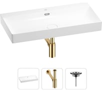 Раковина для ванной Wellsee Bromance в наборе 3 в 1 201001803