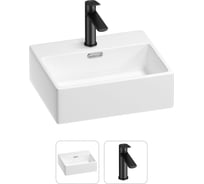 Раковина для ванной Wellsee Graceful Pro в наборе 2 в 1 201000777