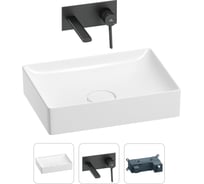 Раковина для ванной Wellsee Pure BY в наборе 2 в 1 201000732