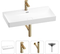 Раковина для ванной Wellsee Bromance в наборе 4 в 1 201003873