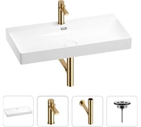 Раковина для ванной Wellsee Bromance в наборе 4 в 1 201003878