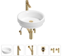 Раковина для ванной Wellsee Doux в наборе 5 в 1 201004208