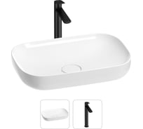 Раковина для ванной Wellsee Croquis в наборе 2 в 1 201000572