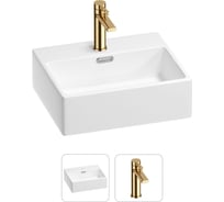 Раковина для ванной Wellsee Graceful Pro в наборе 2 в 1 201000783