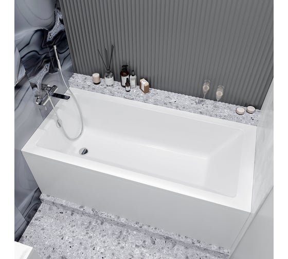 Акриловая ванна 170х80 с каркасом Lavinia Boho Element в наборе 2 в 1 S1-37090080