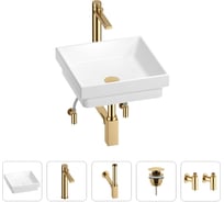 Раковина для ванной Wellsee Doux в наборе 5 в 1 201004168