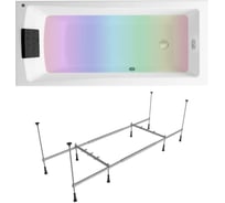 Акриловая ванна 170х75 Lavinia Boho One в наборе 4 в 1 S3-3701075P