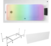 Акриловая ванна 160х80 Lavinia Boho Catani в наборе 5 в 1 S4-371216PL