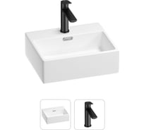 Раковина для ванной Wellsee Graceful Pro в наборе 2 в 1 201000767